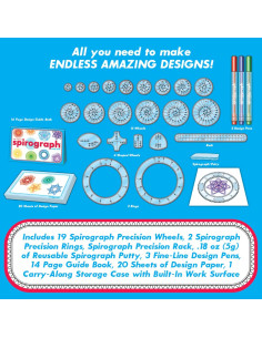 Spirograph Set Deluxe Original - Kit de Dibujo para Niños 8+ 2