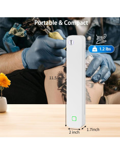 Impresora Térmica de Tatuajes YUEBBB C80S Inalámbrica Bluetooth 2