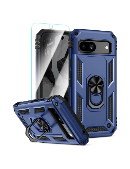Funda Caka para Google Pixel 8a con Protector de Pantalla HD - Azul Funda Caka para Google Pixel 8a con Protector de Pantalla HD - Azul