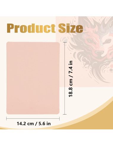 10 Pieles de Tatuaje Falsas 3mm LEEYUKA Doble Cara 18.8x14.2cm