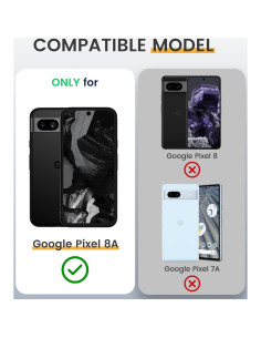 Funda Caka para Google Pixel 8a con Protector de Pantalla HD - Azul 2