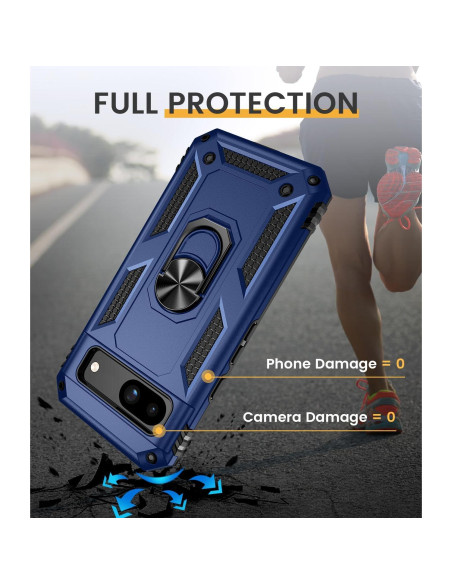 Funda Caka para Google Pixel 8a con Protector de Pantalla HD - Azul Funda Caka para Google Pixel 8a con Protector de Pantalla HD - Azul