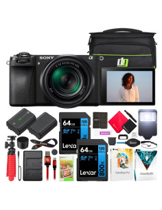 Cámara Sin Espejo Sony Alpha a6700 26MP 4K con Lente 55-210mm