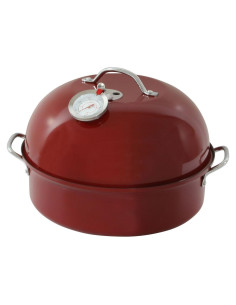 Ahumador de Kettle Nordic Ware 17.78x33.02cm Rojo