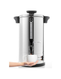 Cafetera Percoladora SYBO SR-CP-100B 16L Acero Inoxidable