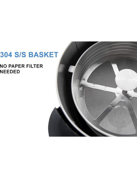 Cafetera Percoladora SYBO SR-CP-100B 16L Acero Inoxidable