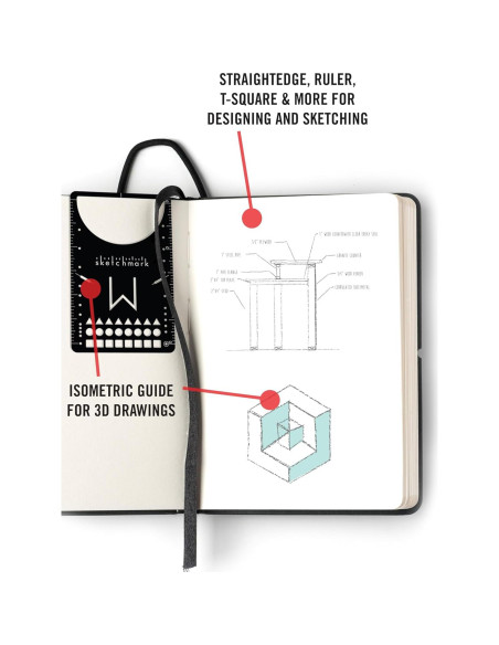 Plantilla de Marcador de Acero Inoxidable Sketchmark S1C - 11 Funciones Plantilla de Marcador de Acero Inoxidable Sketchmark S1C - 11 Funciones