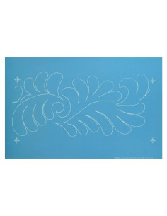 Plantilla de Acolchado Hancy Torbellino de Plumas 31.9x22.5 cm