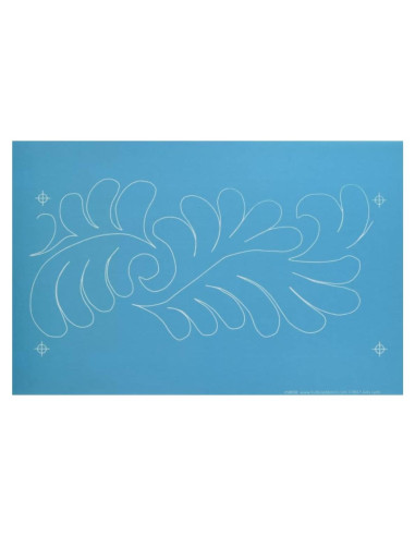 Plantilla de Acolchado Hancy Torbellino de Plumas 31.9x22.5 cm