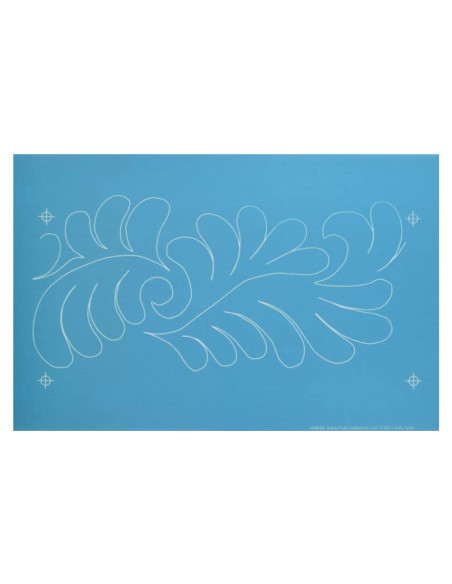 Plantilla de Acolchado Hancy Torbellino de Plumas 31.9x22.5 cm