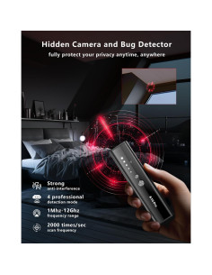 Detector de Cámaras Ocultas YPMEW X10 Pro - Precisión y Portátil 2