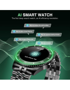 Reloj Inteligente SOUYIE H66 para Hombres, Pantalla AMOLED 1.19" 2