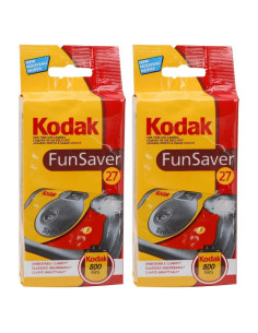 Cámara de Película de Un Solo Uso Kodak Funsaver - Paquete de 2