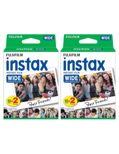 Película Instantánea Fujifilm Instax Wide 2 Paquetes 40 Hojas