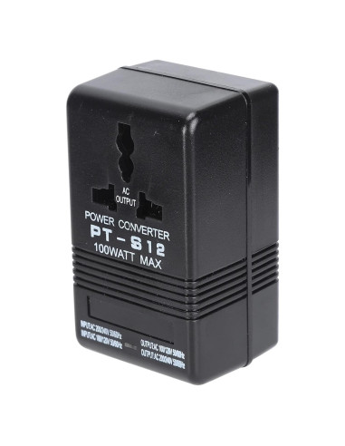 Convertidor de Voltaje Naroote PT-S12 100W para Viajes