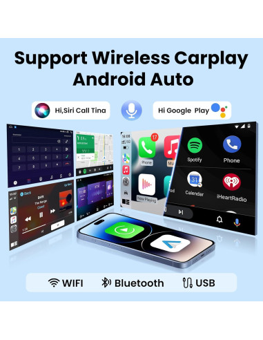 Radio Estéreo para Toyota Camry 2015-2017 Fortdows 10" HD