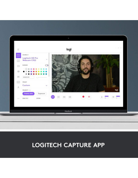 Webcam Logitech C920x HD Pro 720p con micrófonos duales
