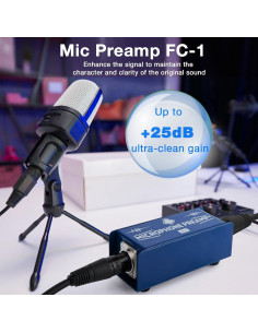 Amplificador de Micrófono Dinámico FC-1 Chkenono 25dB 2