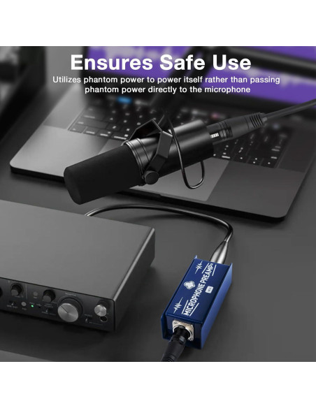 Amplificador de Micrófono Dinámico FC-1 Chkenono 25dB