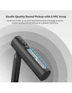 Micrófono de condensador USB NearStream AM10U con 8 micrófonos 2