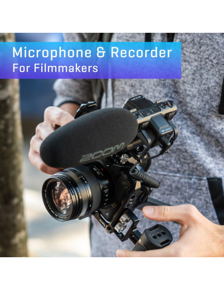 Micrófono de Condensador ZOOM M3 Estéreo 32-Bit Float Micrófono de Condensador ZOOM M3 Estéreo 32-Bit Float