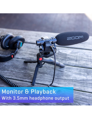 Micrófono de Condensador ZOOM M3 Estéreo 32-Bit Float
