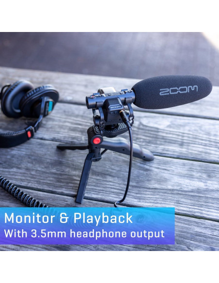 Micrófono de Condensador ZOOM M3 Estéreo 32-Bit Float Micrófono de Condensador ZOOM M3 Estéreo 32-Bit Float