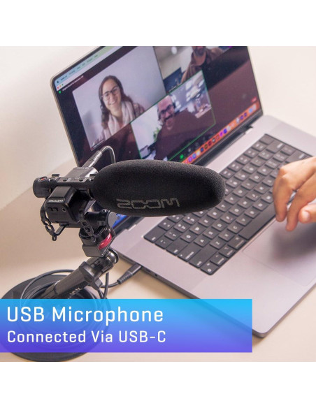 Micrófono de Condensador ZOOM M3 Estéreo 32-Bit Float Micrófono de Condensador ZOOM M3 Estéreo 32-Bit Float