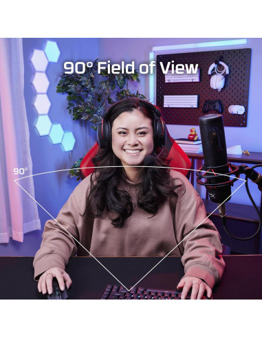 Webcam HyperX Vision S 4K 30fps Autofoco 90 USB-C Negro