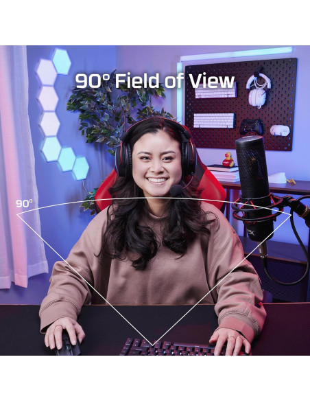 Webcam HyperX Vision S 4K 30fps Autofoco 90 USB-C Negro