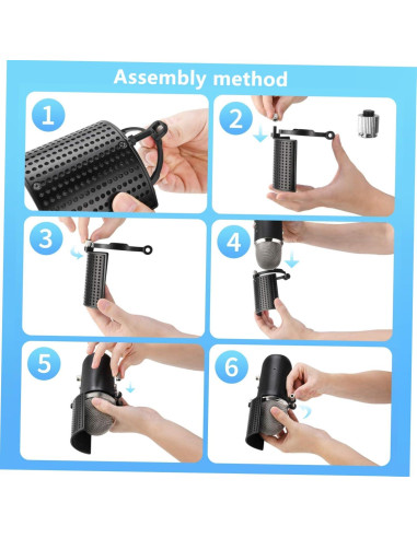 Filtro de Micrófono en Forma de U Vaguelly - Reducción de Ruido