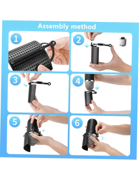 Filtro de Micrófono en Forma de U Vaguelly - Reducción de Ruido