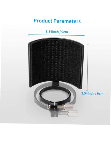 Filtro de Micrófono en Forma de U Vaguelly - Reducción de Ruido