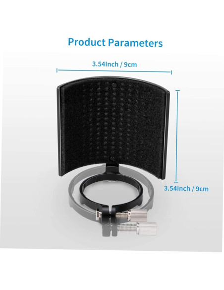 Filtro de Micrófono en Forma de U Vaguelly - Reducción de Ruido