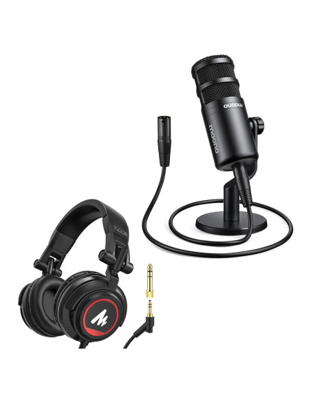 Micrófono Dinámico XLR MAONO PD100 para Podcast y Grabación