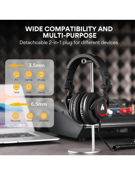 Micrófono Dinámico XLR MAONO PD100 para Podcast y Grabación