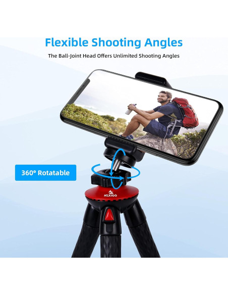 Webcam 4K NexiGo N950P con Control Remoto y Trípode Flexible