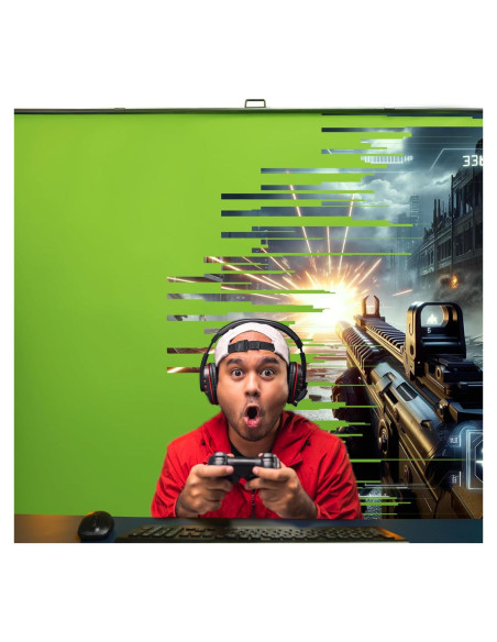 Fondo Verde Plegable Pixio Ultrawide 248.9x198.1 cm para Fotos