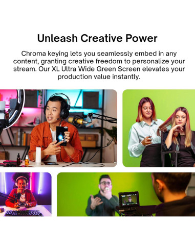 Fondo Verde Plegable Pixio Ultrawide 248.9x198.1 cm para Fotos