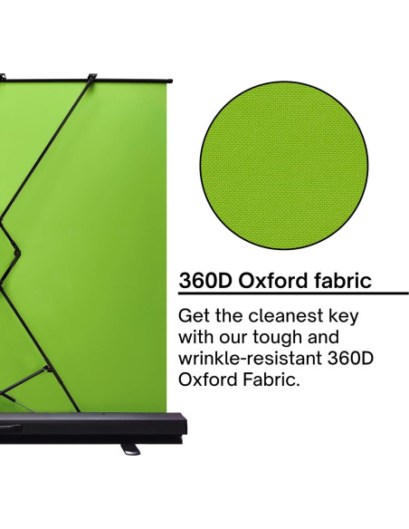 Fondo Verde Plegable Pixio Ultrawide 248.9x198.1 cm para Fotos