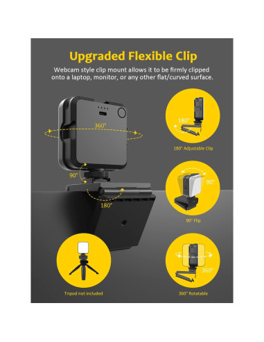 Webcam Full HD 1080P NexiGo N60 Pro con Micrófono y Luz