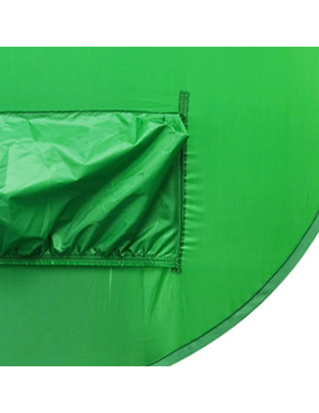 Fondo Redondo Verde Portátil Genérico 142cm Tela Absorbente Fondo Redondo Verde Portátil Genérico 142cm Tela Absorbente