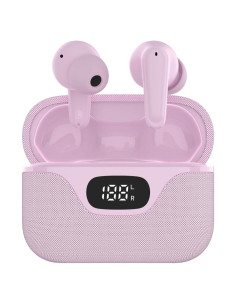 Auriculares Inalámbricos AT&T Ultra Rosa con Estuche Carga