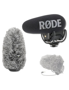 Micrófono de cañón Rode VideoMic Pro+ con DeadCat VMP+