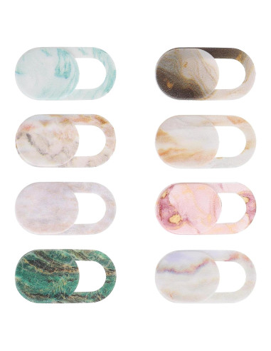 Cubierta de Privacidad Webcam JIYIN 8 Piezas Mármol Ultra Fina