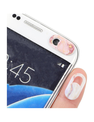 Cubierta de Privacidad Webcam JIYIN 8 Piezas Mármol Ultra Fina