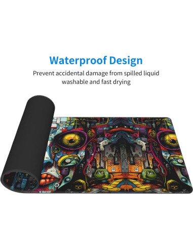 Alfombrilla de teclado y ratón WZYCWB 30.48x80 cm antideslizante