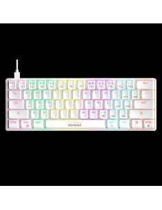 Combo Teclado Mecánico GAMDIAS Hermes E4 RGB + Ratón Ergonómico 12800 DPI + Alfombrilla Extendida 2