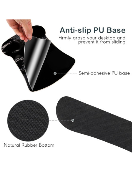 Almohadilla Ergonómica DINKY para Ratón y Teclado Galaxia