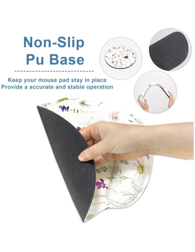 Alfombrilla Ergonómica G JGOO con Reposamuñecas y Posavasos